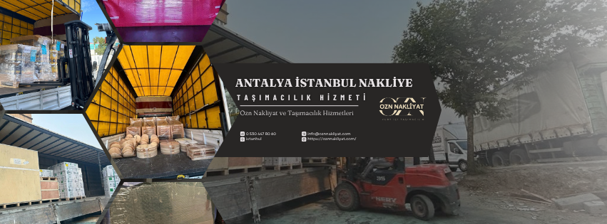 Antalya İstanbul nakliye hizmeti ile şehirler arası güvenli ve profesyonel eşya taşıma sürecini gösteren görsel